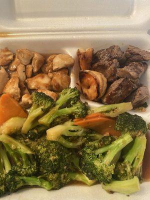 Where are my shrimp? Didn't order steak.