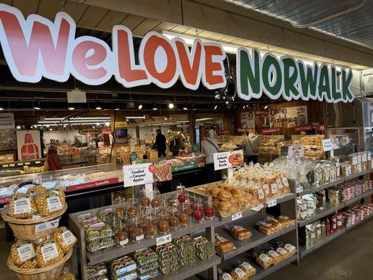 Signage at front entrance