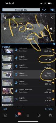 Timing of arrival and departure. Wow, just wow.