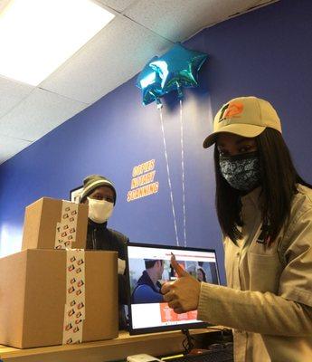 Customer needs his package ship for same-day delivery