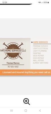 Tm's home services
