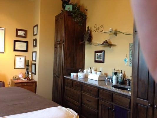 Sugaring in the background