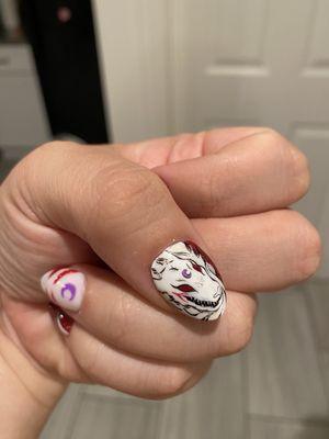 Sesshomaru in dog form on short almond