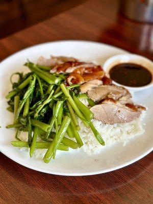 Roasted Duck over Rice