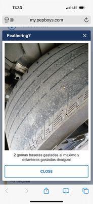 Bald tires
