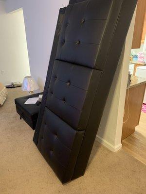 The other piece to the couch which isn't the only piece there were pieces missing