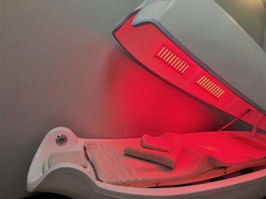 Come experience relaxation and full body rejuvenation in out Infrared and Light Therapy Pod.