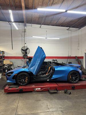 The only shop in town that is trusted to work on McLarens