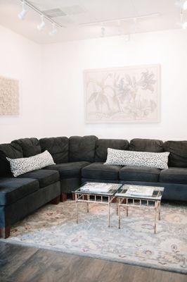 Arrived a bit early? No worries! We have a waiting room