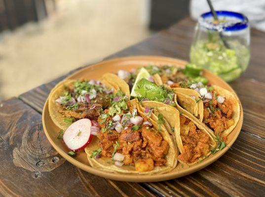Street Tacos (Carnitas and Al Pastor)