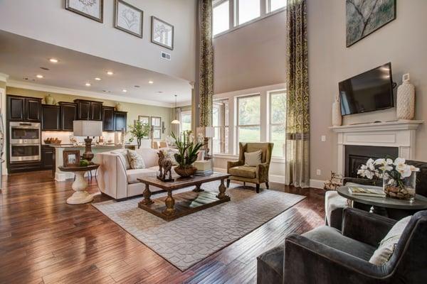 Our homes at Bridgemore Village have lots of natural light and tall ceilings