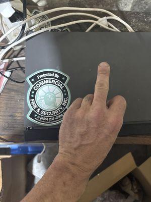 The owner refuses to admit that they installed the system at the address. I currently reside at. Pretending to know nothing.