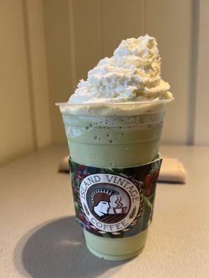 Matcha green tea, delish!