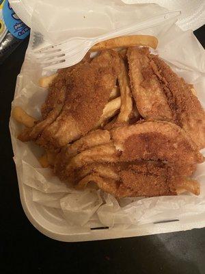 I ordered 3 fillets dinner and this is what I got!