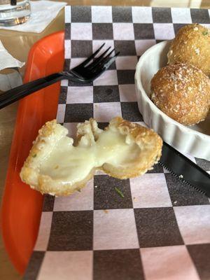 Lots of gooey motz inside the Foxhole balls!