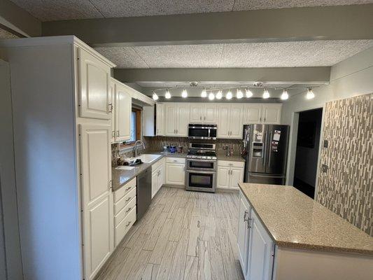 Cabinet Painting - Creamy color