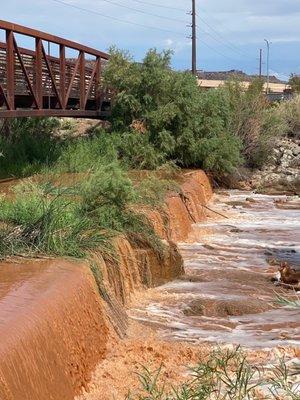 Mini waterfall...in Saint George, Utah