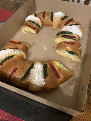 Rosca con sabor a cartón