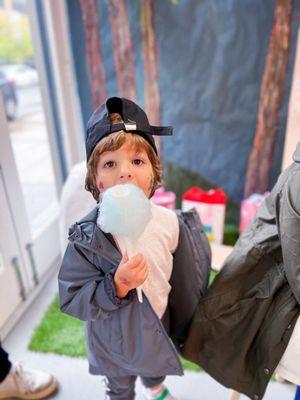 Cotton Candy on a Sunday is Happiness