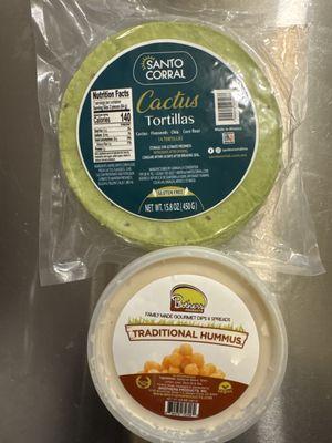 The hummus is usually only found in farmers markets. They like to buy from by local businesses