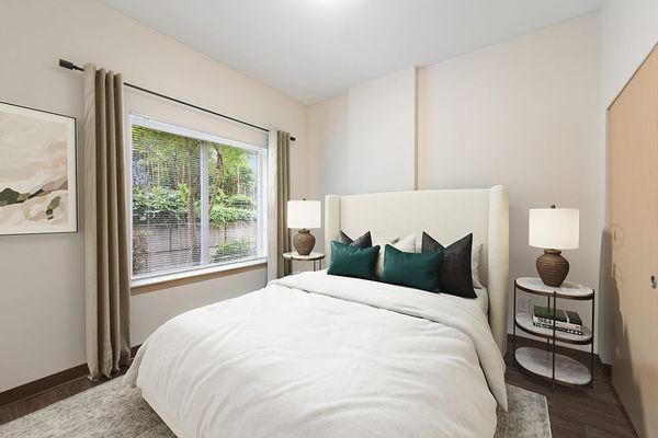 Digitally Staged Bedroom