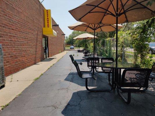 Tres amigas Restaurant (located on the side of the store)