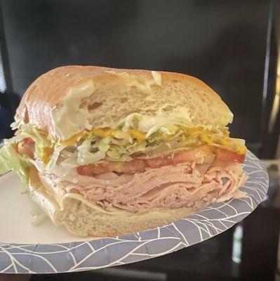 Turkey and Cheese Hoagie