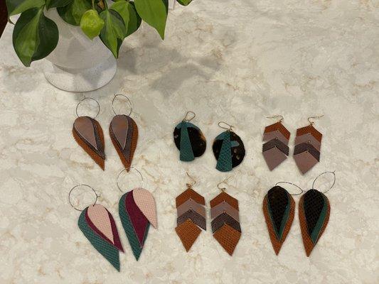 Look at all the beautiful earrings I made!!! Thank you May!!!