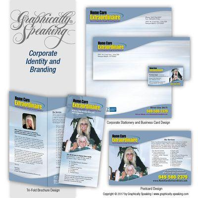 Corporate identity and branding including graphic design and production of logo, corporate stationery package, brochure and postcard.