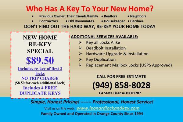 Leonard Lock and Key