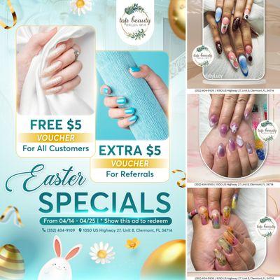 &
FREE $5 Voucher for All Customers