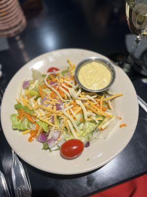 Side Salad with Honey Mustard