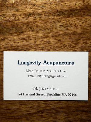 Longevity Acupuncture
