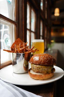 Juicy, stacked, and downright unforgettable. Make sure to try our 1890 Burger.