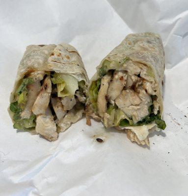 Chicken Caesar wrap