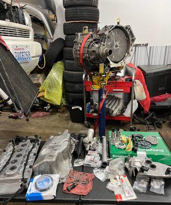 EuroVan Timing Chain job all new parts and cleaned up.