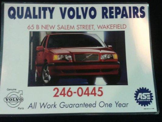 Quality Volvo Repairs