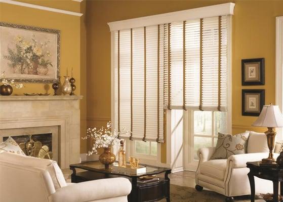 If you are seeking the light-filtering quality of fabric shades, but want the functionality of traditional blinds,then our fa...