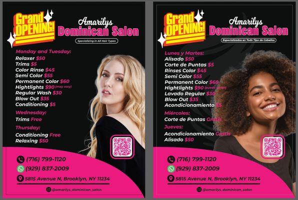 Amarilys Dominican Salon