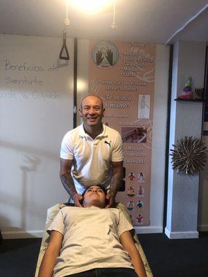 Alineación alphabiotica, masaje terapéutico