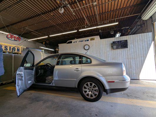 My car passed emissions inspection today at 303,924 miles. No more inspections after this year because it will be 25 years old.