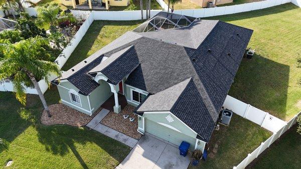 RoofSource Inc. Just finished this beautiful shingle roof replacement in Trinity, FL.