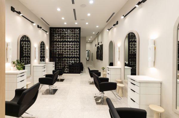 Interior of the salon