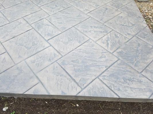Stamped/Colored Concrete Patio