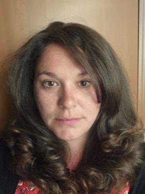 hair is no longer dry, did a really nice job with the cut as well . the mask they provide leaves your hair soft and helped with frizz!