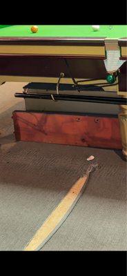 Both pool tables and place are dirty with no maintenance whatsoever. Still charges $20/hr is crazy.