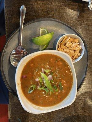 Fantastic Vegan Bean Soup I had here last week.