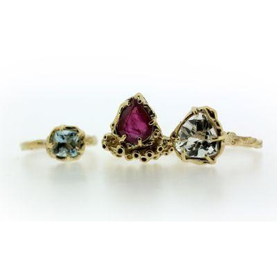 Custom One of a Kind rings at MAKE MADE jewelry