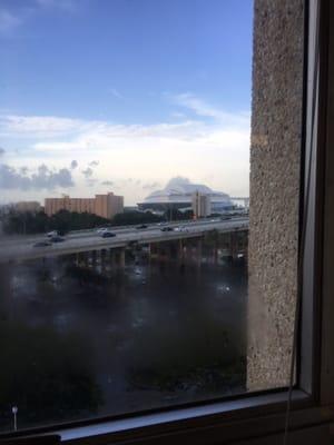 View from the eating area.