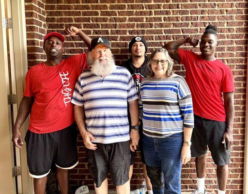 The Dream Team of moving men!